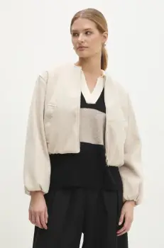 Answear Lab geaca femei, culoarea bej, de tranzitie imagine