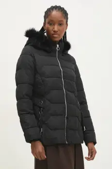 Answear Lab geaca femei, culoarea negru, de iarna imagine