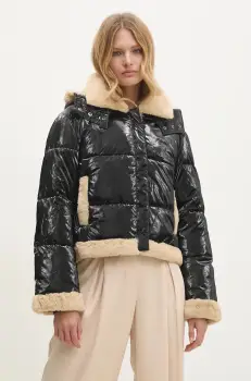 Answear Lab geaca femei, culoarea negru, de iarna imagine