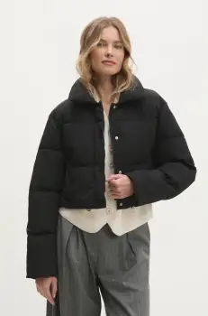 Answear Lab geaca femei, culoarea negru, de iarna imagine