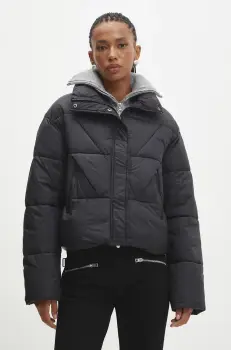 Answear Lab geaca femei, culoarea negru, de iarna, oversize imagine