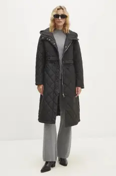 Answear Lab geaca femei, culoarea negru, de tranzitie imagine