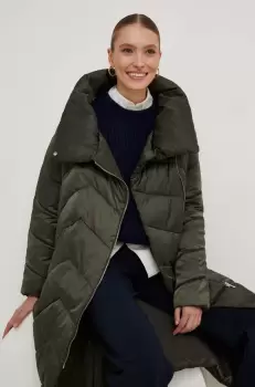 Answear Lab geaca femei, culoarea verde, de iarna imagine