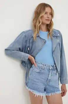 Answear Lab geaca jeans femei, de tranzitie imagine