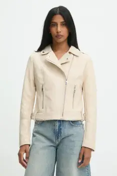 Answear.LAB geaca ramones culoarea bej, de tranzitie imagine