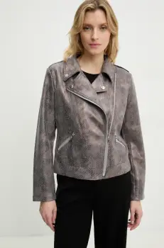 Answear Lab geaca ramones culoarea gri, de tranzitie imagine