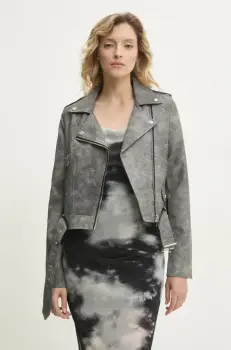 Answear Lab geaca ramones culoarea gri, de tranzitie imagine