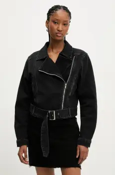 Answear Lab geaca ramones culoarea negru, de tranzitie imagine