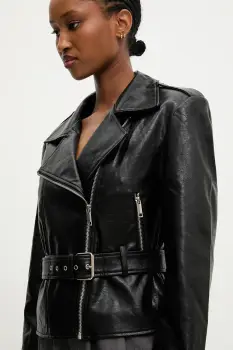 Answear.LAB geaca ramones culoarea negru, de tranzitie imagine