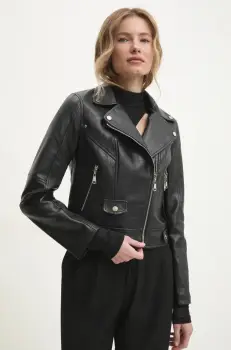 Answear Lab geaca ramones femei, culoarea negru, de tranzitie imagine