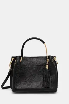 Answear.LAB geanta de mana din piele culoare neagra imagine