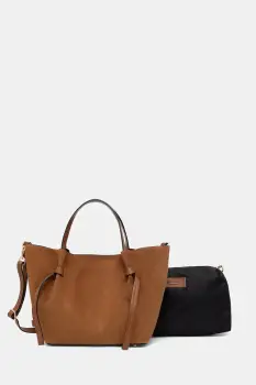 Answear.LAB geanta de mana din piele intoarsa imagine