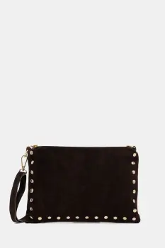 Answear.LAB geanta de mana din piele intoarsa culoarea maro imagine