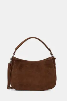 Answear.LAB geanta de mana din piele intoarsa culoarea maro imagine