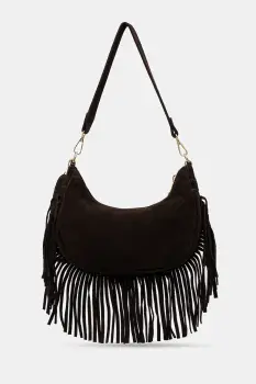 Answear.LAB geanta de mana din piele intoarsa culoarea maro imagine