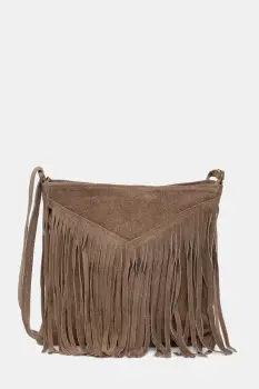 Answear.LAB geanta de mana din piele intoarsa culoarea maro imagine