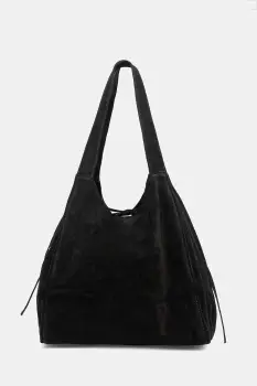 Answear.LAB geanta de mana din piele intoarsa culoarea negru imagine