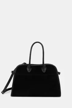 Answear.LAB geanta de mana din piele intoarsa culoarea negru imagine