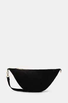 Answear Lab geanta de mana din piele intoarsa culoarea negru imagine