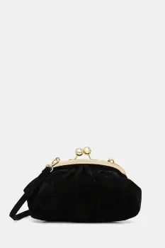 Answear.LAB geanta de mana din piele intoarsa culoarea negru imagine