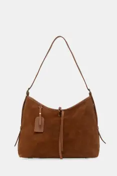 Answear.LAB geanta hobo damska din piele intoarsa imagine