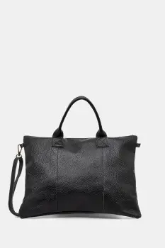 Answear.LAB geanta pentru laptop din piele culoarea negru imagine