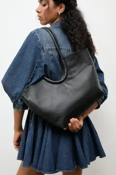 Answear.LAB geanta shopper de dama din piele imagine