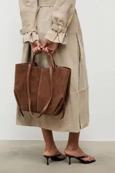 Answear.LAB geanta shopper de dama din piele imagine