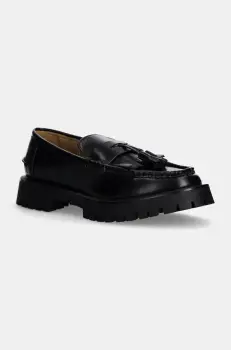 Answear Lab mocasini femei, culoarea negru, cu toc plat imagine