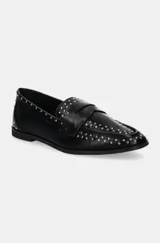 Answear Lab mocasini femei, culoarea negru, cu toc plat imagine