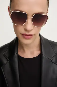 Answear Lab ochelari de soare femei, culoarea alb imagine