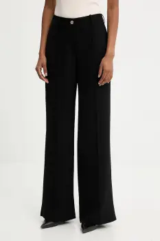 Answear.LAB pantaloni culoarea negru, drept, high waist imagine