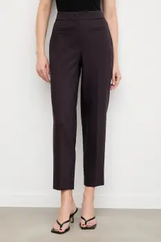 Answear.LAB pantaloni culoarea violet, fason tigareta, high waist imagine