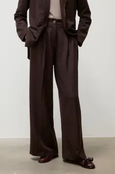 Answear.LAB pantaloni de costum pentru femei cu vascoza imagine