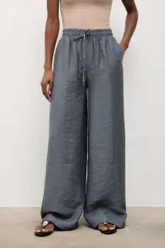 Answear.LAB pantaloni de dama cu lyocell imagine