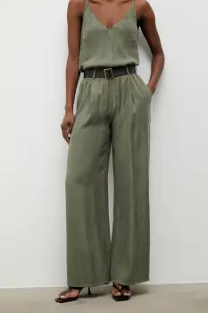 Answear.LAB pantaloni de dama din lyocell imagine