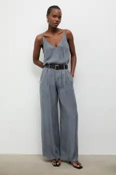 Answear.LAB pantaloni de femei din lyocell imagine