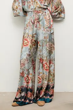 Answear.LAB pantaloni drept, high waist imagine