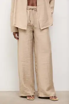 Answear.LAB pantaloni femei cu lyocell imagine