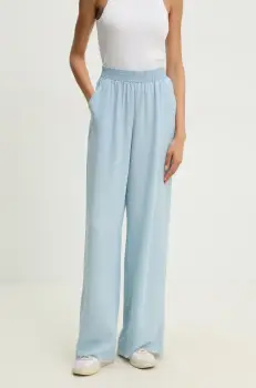 Answear Lab pantaloni femei, lat, high waist imagine