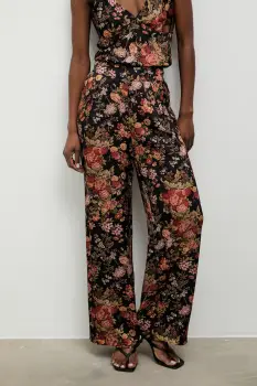 Answear.LAB pantaloni palazzo de dama din vascoza imagine