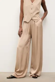 Answear.LAB pantaloni pentru femei, cu vascoza imagine