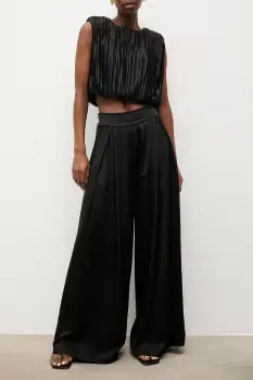 Answear.LAB pantaloni pentru femei, cu vascoza imagine