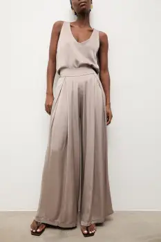 Answear.LAB pantaloni pentru femei, cu vascoza imagine