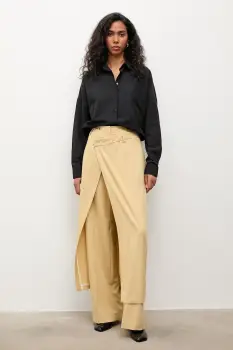 Answear.LAB pantaloni pentru femei, din bumbac Unscripted Collection imagine