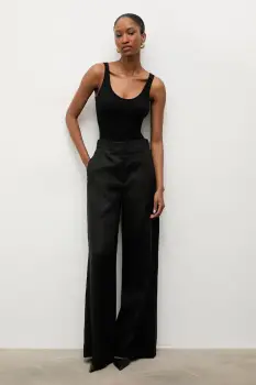 Answear.LAB pantaloni pentru femei, din in imagine