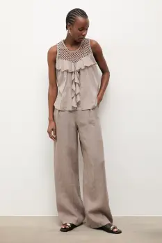 Answear.LAB pantaloni pentru femei, din in imagine