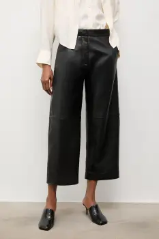 Answear.LAB pantaloni pentru femei, din piele MADELINE Unscripted Collection imagine