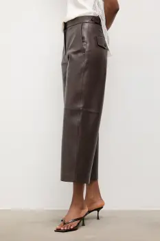 Answear.LAB pantaloni pentru femei, din piele MADELINE Unscripted Collection imagine