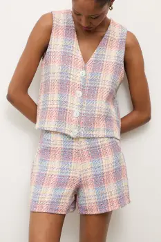 Answear.LAB pantaloni scurti de dama cu bumbac imagine